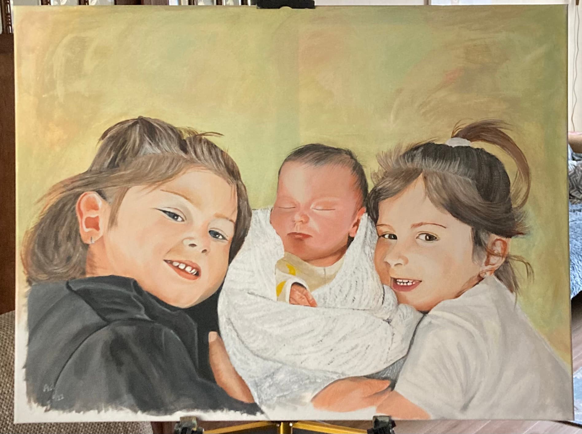 Modern familie portret