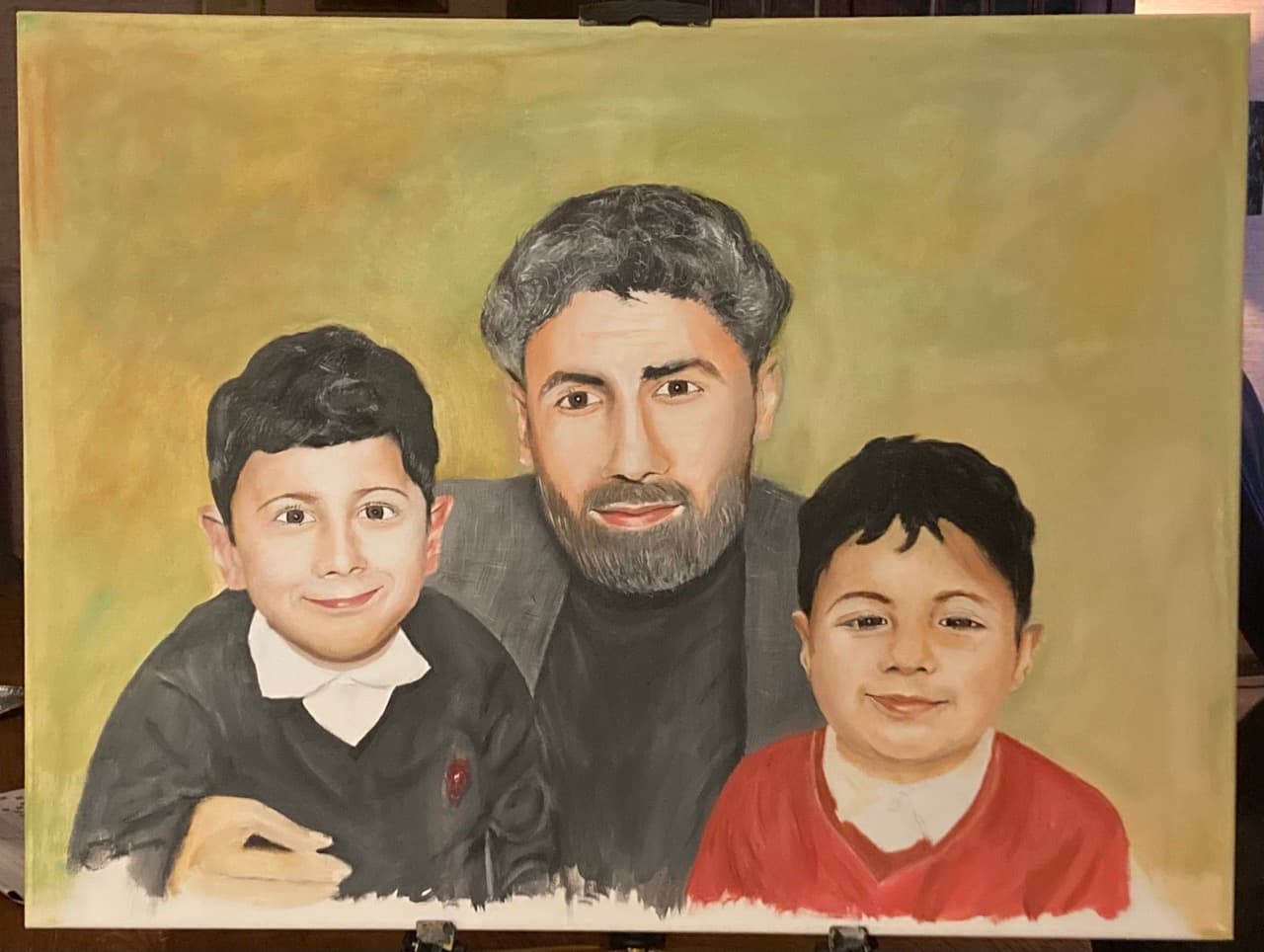 Elegant familie portret